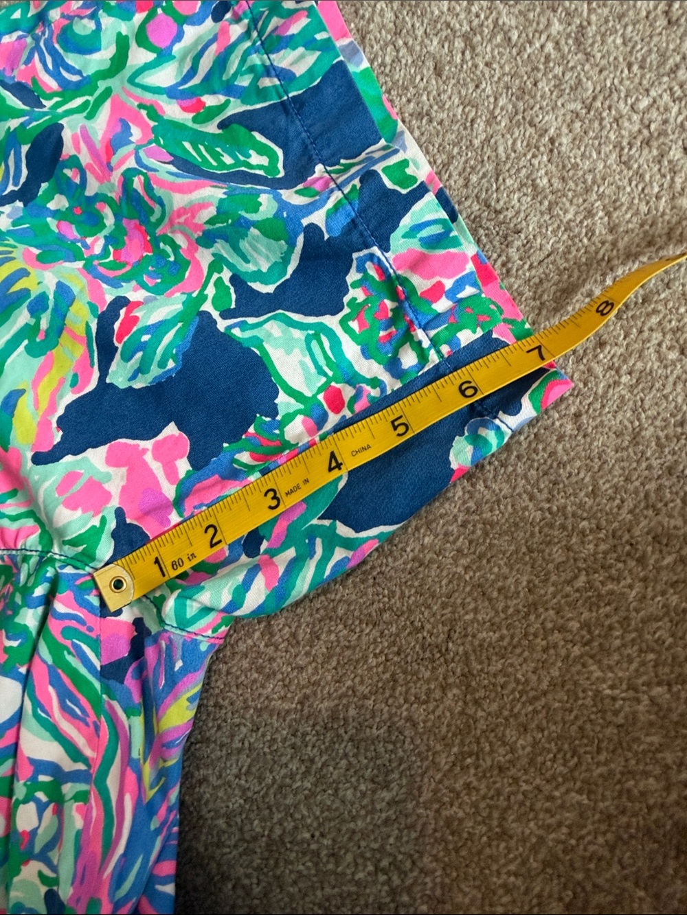 Lilly Pulitzer The Jayne Short Multicolor Floral Island Print Shorts size 2 - Picture 8 of 9